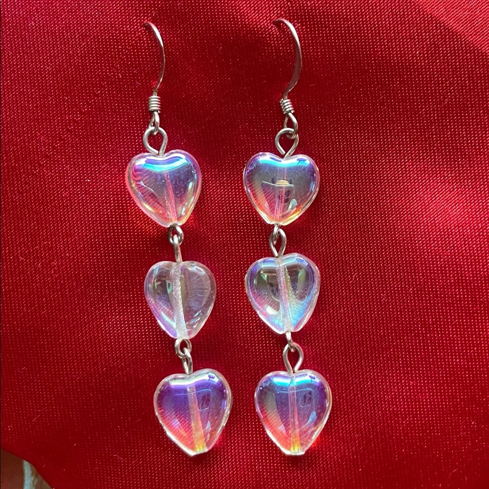 New Heart Beads Earrings